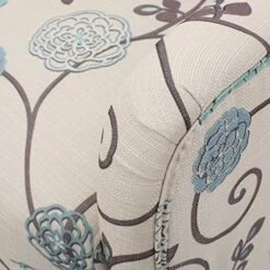 Christopher Knight Home Arabella Fabric Club Chair, White And Blue Floral 29.1D X 29.9W X 36.6H In -Amazon Store 61bwXDo5nNL