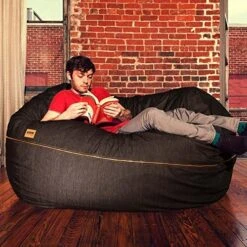 Jaxx 7 Foot Bean Bag Sofa, Charcoal 27 Jaxx 7 Foot Bean Bag Sofa, Charcoal -Amazon Store 61diMfjUp5L. AC
