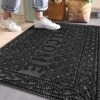 Mibao Welcome Front Door Mat, Outdoor Mats For Patio Waterproof Quick Dry, Doormat Indoor Outdoor Entrance, Heavy Duty Easy Clean Non Slip Rubber Mats, 24X36 Inches, Black 1 Mibao Welcome Front Door Mat, Outdoor Mats For Patio Waterproof Quick Dry, Doormat Indoor Outdoor Entrance, Heavy Duty Easy Clean Non Slip Rubber Mats, 24X36 Inches, Black -Amazon Store 61edIVYz5FL