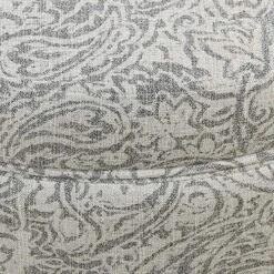 Homepop Home Decor | Upholstered Round Storage Ottoman | Ottoman With Storage For Living Room & Bedroom, Gray Floral -Amazon Store 61r1qWpx5qL