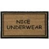 Rubber-Cal "Nice Underwear Funny Doormat Coco Fiber Mat, 18 X 30-Inch -Amazon Store 61xvW8LRwEL